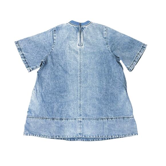 NWT Free People Harlow Mini Dress in Ocean Blue Size M - Picture 7 of 10